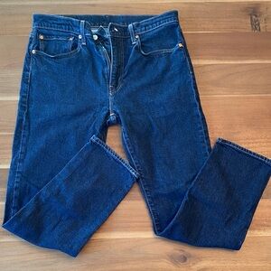 Levi's Dark Blue Men's 502 Straight Jeans